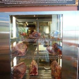 Dry aged beef steaks cut to order - seriously?! Wish vegas markets had this option