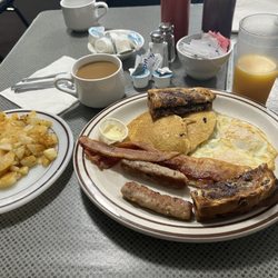 Breakfast At Tiffany's - Coffee and OJ & Tiffanys combo with a side of home fries