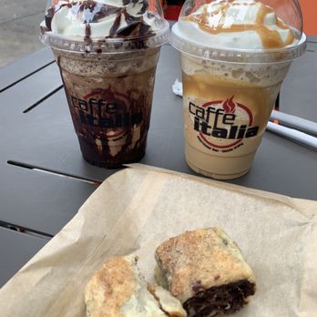 Caffe Italia - Ice blended  drinks with rugulach - Coffee & Tea Near Me - San Diego, California
