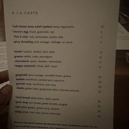 Menu Menu