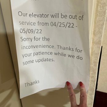 Red Roof Inn - 5/12/22 update: Elevator not working until part comes in - Hotels Near Me - Etowah, Tennessee Red Roof Inn - 5/12/22 update: Elevator not working until part comes in - Hotels Near Me - Etowah, Tennessee