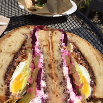 Dune - Beet / feta sandwich - Falafel Near Me - Los Angeles, California