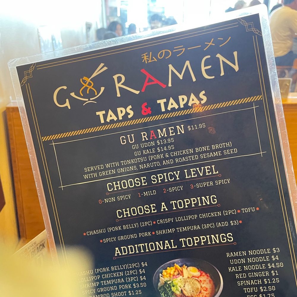GU Ramen Taps & Tapas - Ramen Near Me - Laguna Beach, California GU Ramen Taps & Tapas - Ramen Near Me - Laguna Beach, California