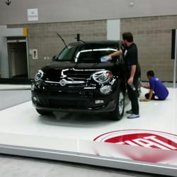 A Perfect Detail - Hard at work for our Fiat client. Portland Auto Show