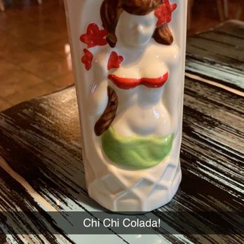 Hot Rocks - Chi Chi Colada with glass I purchased. - New American Near Me - Wisconsin Dells, Wisconsin Hot Rocks - Chi Chi Colada with glass I purchased. - New American Near Me - Wisconsin Dells, Wisconsin