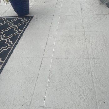 Intra-State Terrazzo & Concrete - Job was sub par,they admitted to it but when fixed with bunch of random cuts looks worse. Cracks, 2 diff colors , no drainagr - Masonry/Concrete Near Me - Sarasota, Florida Intra-State Terrazzo & Concrete - Job was sub par,they admitted to it but when fixed with bunch of random cuts looks worse. Cracks, 2 diff colors , no drainagr - Masonry/Concrete Near Me - Sarasota, Florida