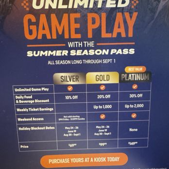 Dave & Buster's Torrance - 2025 Summer Gaming Packages / Plans for June-August - Arcades Near Me - Torrance, California