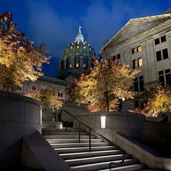 The Pennsylvania State Capitol - Night time - Landmarks & Historical Buildings Near Me - Harrisburg, Pennsylvania The Pennsylvania State Capitol - Night time - Landmarks & Historical Buildings Near Me - Harrisburg, Pennsylvania