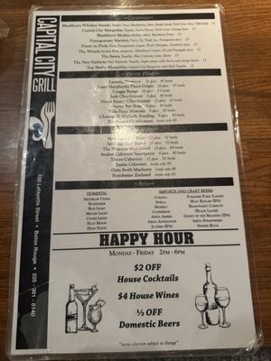 Menu photo 4 Capital City Grill Baton Rouge, LA