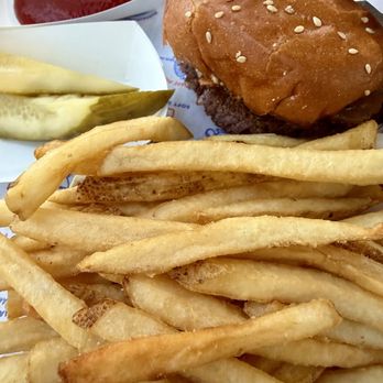 Super Duper Burgers - Mini Burger, French Fries & Pickles. - Burgers Near Me - Concord, California Super Duper Burgers - Mini Burger, French Fries & Pickles. - Burgers Near Me - Concord, California