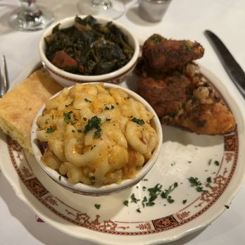 The Touch Of Three - Fried chicken, macaroni and cheese, collard greens and cornbread. - Whiskey Bars Near Me - West Orange, New Jersey The Touch Of Three - Fried chicken, macaroni and cheese, collard greens and cornbread. - Whiskey Bars Near Me - West Orange, New Jersey