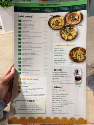 Menu photo 2 Pho Prime Houston, TX