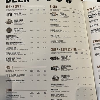 Yard House - Menu (as of April 2022) - New American Near Me - Honolulu, Hawaii Yard House - Menu (as of April 2022) - New American Near Me - Honolulu, Hawaii