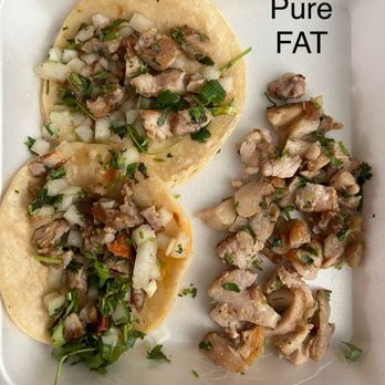 El Huarache de Mexico - Carnitas tacos = mostly fat - Mexican Near Me - Simi Valley, California El Huarache de Mexico - Carnitas tacos = mostly fat - Mexican Near Me - Simi Valley, California
