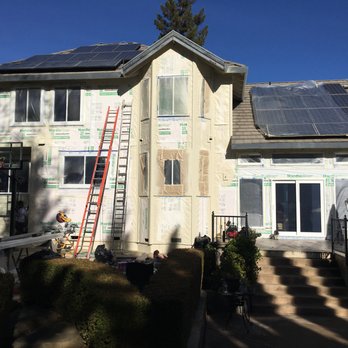 HEX General Contractors - Windows installed. House wrapped with vapor barrier. Some trim painting. - Windows Installation Near Me - North Highlands, California