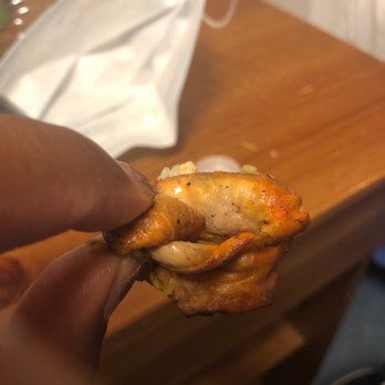 Upland Kabob - This chicken was discolored and tasted rotten. Other pieces were all a uniform color with decent flavor - Middle Eastern Near Me - Upland, California