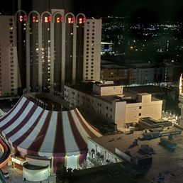 Circus Circus as seen from Silver Legacy. Circus Circus as seen from Silver Legacy.