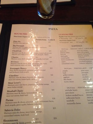 Menu photo 5 Posto Thin Crust Pizza New York, NY Menu photo 5 Posto Thin Crust Pizza New York, NY