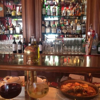 Taberna del Alabardero - View of yummy plates and bar past sangrias - Spanish Near Me - Washington, DC, District of Columbia Taberna del Alabardero - View of yummy plates and bar past sangrias - Spanish Near Me - Washington, DC, District of Columbia
