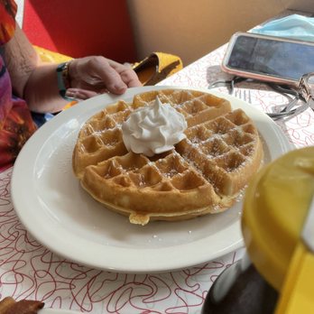 Starlite Diner - Waffle with whipped cream - Diners Near Me - Daytona Beach, Florida Starlite Diner - Waffle with whipped cream - Diners Near Me - Daytona Beach, Florida