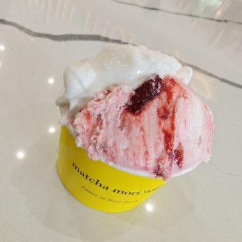 Matcha Mori - Rice + Strawberry Gelato - Desserts Near Me - Mountain View, California