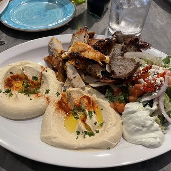 Roman's Cafe - 3. Chicken and Gyro Combo Plate - Mediterranean Near Me - Baton Rouge, Louisiana Roman's Cafe - 3. Chicken and Gyro Combo Plate - Mediterranean Near Me - Baton Rouge, Louisiana