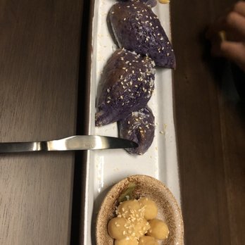 Animae - Purple potato bread with miso butter - Asian Fusion Near Me - San Diego, California