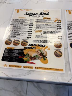 Menu photo 5 Saigon Blvd Bánh Mì Catonsville, MD