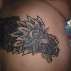 Sacramento Tattoo and Piercing - Other side of Aztec snake