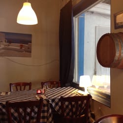 Akilles Taverna - Ett bord på Akilles taverna.
