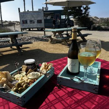 The Jolly Oyster - My wine and charcuterie board I brought with me - Seafood Near Me - Ventura, California The Jolly Oyster - My wine and charcuterie board I brought with me - Seafood Near Me - Ventura, California