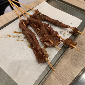Meet U BBQ - Beef tongue skewers - Barbeque Near Me - San Gabriel, California