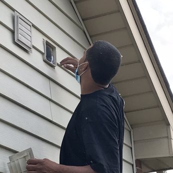 Tyler Booker - Checking Dryer Vent. - Appliances & Repair Near Me - Aurora, Illinois