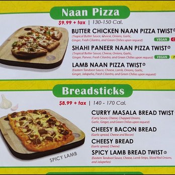 Chicago's Pizza With A Twist - I ordered my "Shahi Panner Naan Pizza Twist" from the "Naan Pizza" section of the menu. - Pizza Near Me - Roseville, California Chicago's Pizza With A Twist - I ordered my "Shahi Panner Naan Pizza Twist" from the "Naan Pizza" section of the menu. - Pizza Near Me - Roseville, California