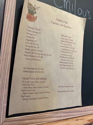 Menu photo 2 Emilou’s Café Sebastopol, CA