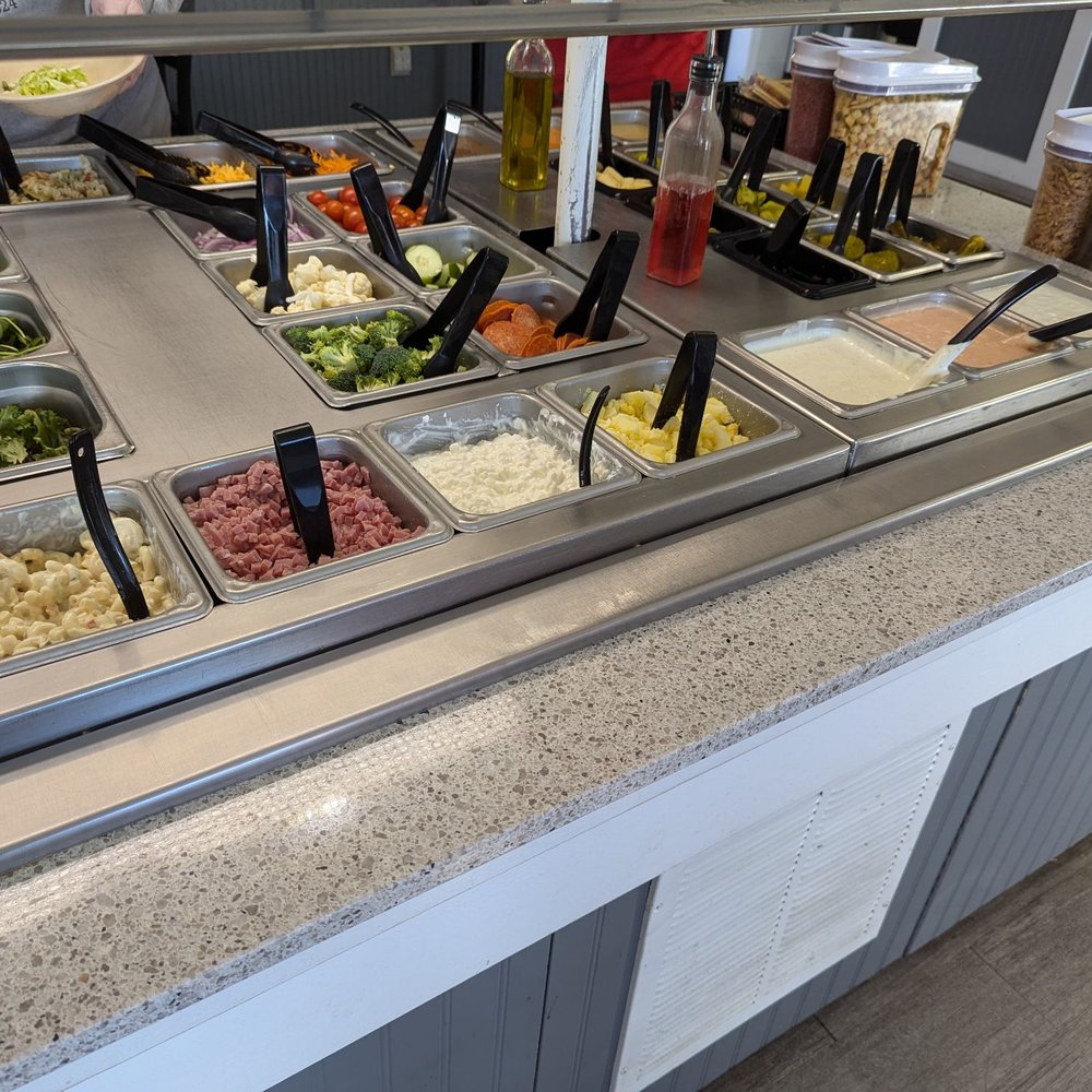 The Dough Shed - Fully loaded salad bar! - Pizza Near Me - West Jefferson, North Carolina The Dough Shed - Fully loaded salad bar! - Pizza Near Me - West Jefferson, North Carolina