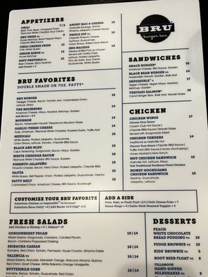 Menu photo 3 BRU Burger Bar - Indianapolis Indianapolis, IN