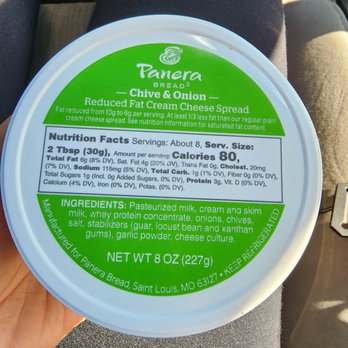 Panera Bread - They made me purchase this tub of cream cheese for 2 bagels. - Salad Near Me - Jessup, Maryland Panera Bread - They made me purchase this tub of cream cheese for 2 bagels. - Salad Near Me - Jessup, Maryland