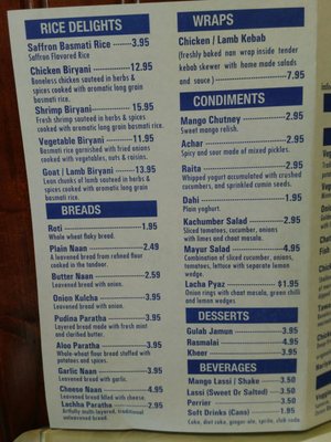 Menu photo 3 Mayur Fine Indian Cuisine Toronto, ON Menu photo 3 Mayur Fine Indian Cuisine Toronto, ON