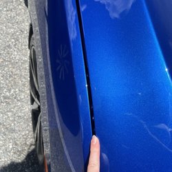 Classic Collision - Hood is not put on correct and Thai gap is very noticeable and other side has no gap so it is not put on properly.
