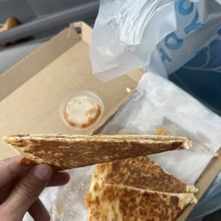 Tropical Smoothie Cafe - Burnt to a crisp and empty quesadilla