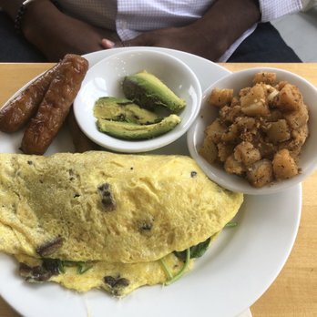 Five Loaves Cafe - GF Omelet of the Day and sausage - Sandwiches Near Me - Summerville, South Carolina