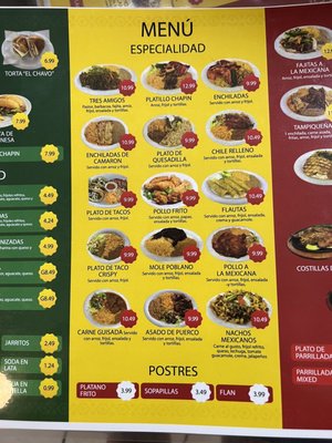 Menu photo 6 Los Lopez Taqueria Dickinson, TX
