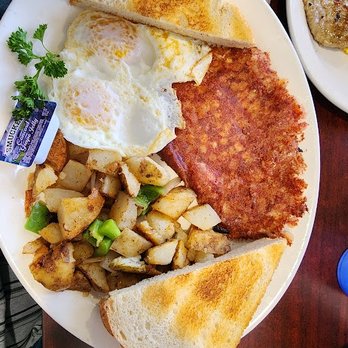 Omelette House - CBH and eggs. Not crispy on the hash or the potatoes. - Breakfast & Brunch Near Me - Garden Grove, California Omelette House - CBH and eggs. Not crispy on the hash or the potatoes. - Breakfast & Brunch Near Me - Garden Grove, California