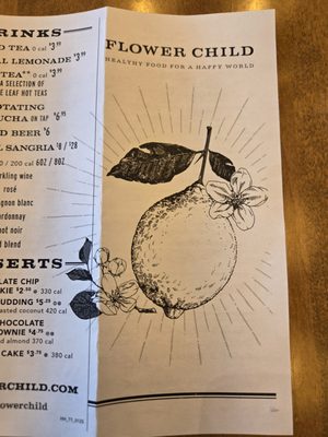 Menu photo 3 Flower Child McLean, VA