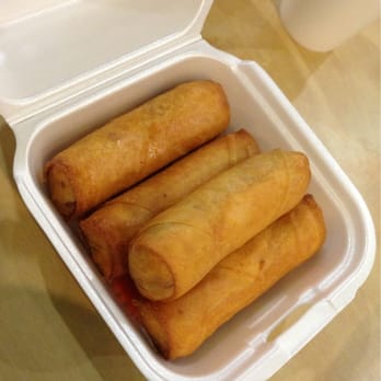 Cyclo Noodles - Veggie egg rolls. - Cambodian Near Me - Long Beach, California