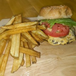 Mason's Eatery - 1/3 Angus burger with Fries $5