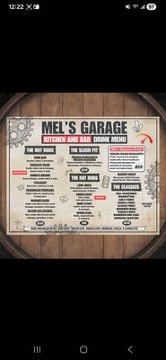 Menu photo 1 Mel's Garage Bardstown, KY