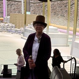 Inside the theatre.