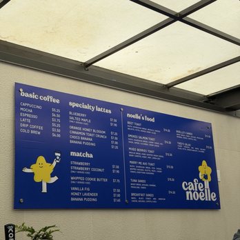 Cafe Noelle - menu - Cafes Near Me - San Diego, California Cafe Noelle - menu - Cafes Near Me - San Diego, California